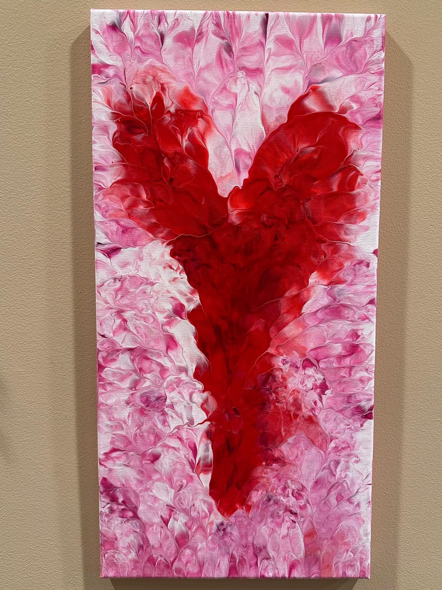 10 x 20 heart painting